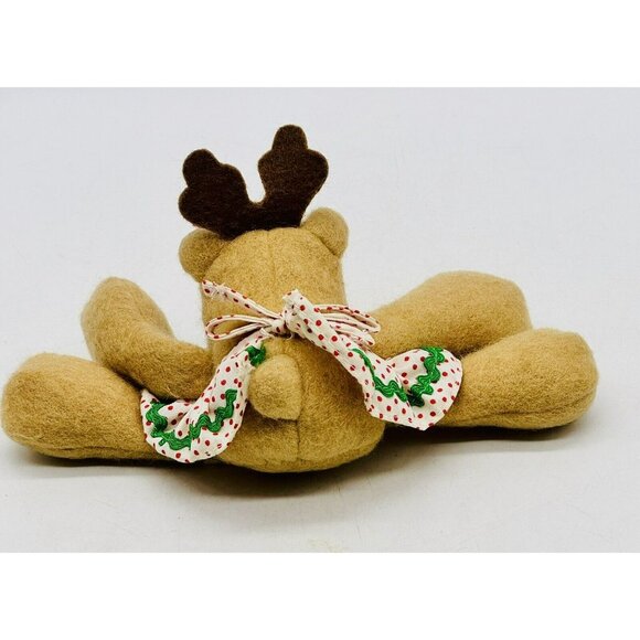 Heartline Rhonda Reindeer Christmas Plush 4 inch Small Stuffed Animal - Picture 4 of 8